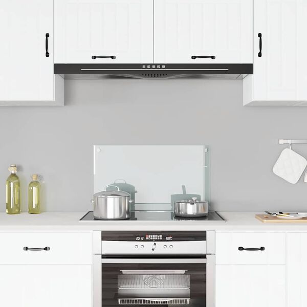 vidaXL Protector contra salpicaduras cocina vidrio templado 70x40 cm