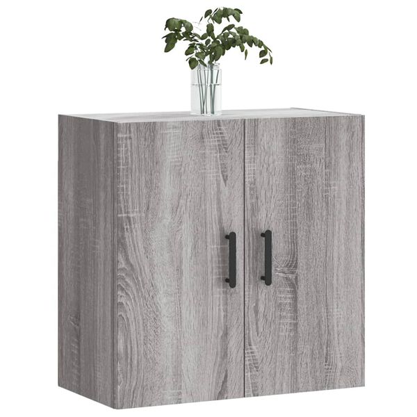vidaXL Armario de pared madera de ingeniería gris Sonoma 60x31x60 cm