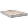 vidaXL Estructura de cama madera de ingenier&iacute;a gris Sonoma 140x200 cm