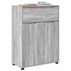 vidaXL Gabinete de Ba&ntilde;o con caj&oacute;n Gris Sonoma 72,5 x 36,5 x 100 cm