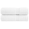 vidaXL Toallas de mano SOLUND 2 uds blanco 50x100 cm 600 gsm