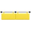 vidaXL Cabecera Colgante Amarillo Claro 190 x 55 x 5 cm Tela de Pana