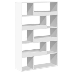 vidaXL Estanter&iacute;a de madera de ingenier&iacute;a blanca 100x33x156,5 cm