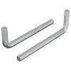 vidaXL Llave hexagonal 2 uds. Plateado 32 x 86 mm Acero