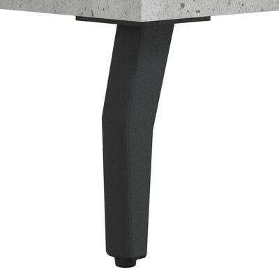 vidaXL Aparador alto madera contrachapada gris hormigón 69,5x34x180 cm