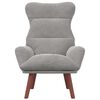 vidaXL sill&oacute;n Gris Claro 69 x 74 x 93 cm Terciopelo