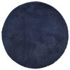 vidaXL Alfombra de pelo largo NAVARRA azul marino 240x240 cm poli&eacute;ster