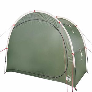 vidaXL Tienda de almacenamiento impermeable verde