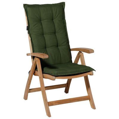 Madison Cojín para silla de respaldo bajo Panama verde 105x50cm