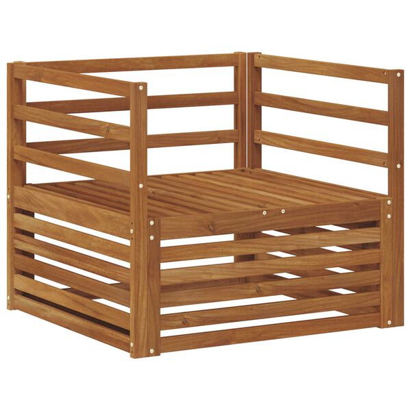 vidaXL 2 Pieza Sof&aacute; con reposabrazos Natural