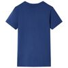 Camiseta infantil azul oscuro 104
