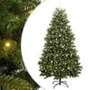 vidaXL &Aacute;rbol de Navidad artificial 240 cm 300 LED Blanco C&aacute;lido Verde