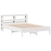vidaXL Estructura de cama sin colch&oacute;n madera de pino blanca 140x190 cm