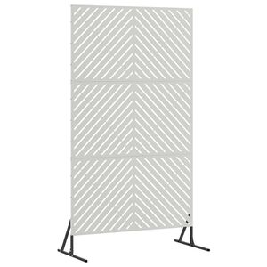 vidaXL Pantalla de Privacidad 100 x 50 x 180 cm Acero inoxidable