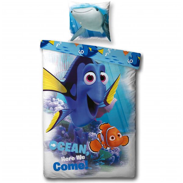 Disney Juego de funda de edred&oacute;n Finding Dory 200x140 cm DEKB293002