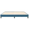 vidaXL Cama box spring sin colch&oacute;n terciopelo azul oscuro 200x220 cm