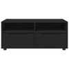 vidaXL Gabinete de TV Negro 100 x 48 x 43 cm Madera contrachapada