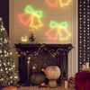 vidaXL Figuras de campanas de Navidad con 72 LEDs 2 piezas 50x56 cm