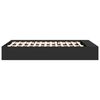 vidaXL Estructura de cama madera de ingeniería negra 120x190 cm