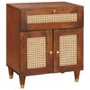 vidaXL Mesas de noche 50 x 33 x 60 cm Madera de mango maciza