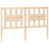 vidaXL Cabecero de cama madera maciza de pino 125,5x4x100 cm
