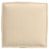 vidaXL Coj&iacute;n 6 pcs Beige 40 x 40 x 8 cm Tela Oxford