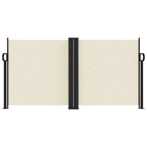 vidaXL Toldo lateral retr&aacute;ctil crema 120x1000 cm