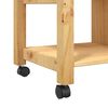 vidaXL Carrito de cocina MONZA madera maciza de pino 84x40x88,5 cm