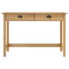 vidaXL Mesa consola Hill con 2 cajones madera pino 110x45x74 cm