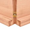 vidaXL Estante pared madera roble tratada marrón claro 120x50x(2-6) cm