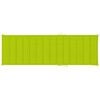 vidaXL Tumbona doble y cojines verde brillante madera pino impregnada