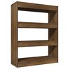 vidaXL Estanter&iacute;a madera contrachapada marr&oacute;n roble 80x30x103 cm