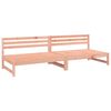 vidaXL Sof&aacute;s centrales de jard&iacute;n 2 uds madera abeto Douglas 120x80 cm