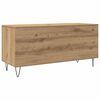 vidaXL Mueble para discos de vinilo Roble artisan 100 x 38 x 48 cm