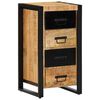 vidaXL Cajonera madera maciza de mango 40x40x90 cm