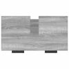 vidaXL Armario de ba&ntilde;o madera contrachapada gris Sonoma 64,5x33,5x59cm