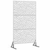 vidaXL Pantalla de Privacidad 100 x 50 x 180 cm Acero inoxidable
