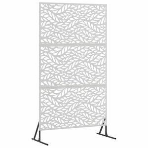 vidaXL Pantalla de Privacidad 100 x 50 x 180 cm Acero inoxidable