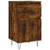 vidaXL Aparador madera de ingenier&iacute;a roble ahumado 40x35x70 cm