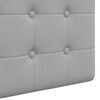 vidaXL Cabecera Colgante Gris Nube 150 x 55 x 5 cm tela