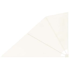 vidaXL Toldo lateral plegable de balc&oacute;n color crema 160x240 cm