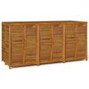vidaXL Caja de almacenaje de jard&iacute;n madera maciza acacia 210x87x104 cm