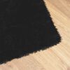 vidaXL Alfombra peluda de pelo largo NAVARRA negra 80x150 cm poli&eacute;ster