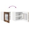 vidaXL Mueble de Cocina con estante Roble ahumado 40 x 31 x 40 cm