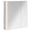 vidaXL Armario con espejo de ba&ntilde;o Gris Sonoma 63,5 x 15,5 x 70 cm