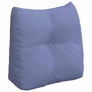 vidaXL Coj&iacute;n de Espalda Azul jeans 45 x 24 x 50 cm tela