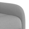 vidaXL Sill&oacute;n reclinable elevable de tela gris nube