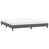 vidaXL Estructura de cama sin colch&oacute;n terciopelo gris oscuro 180x210cm