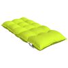 vidaXL Cojines para silla respaldo bajo 6 uds tela Oxford verde brillo