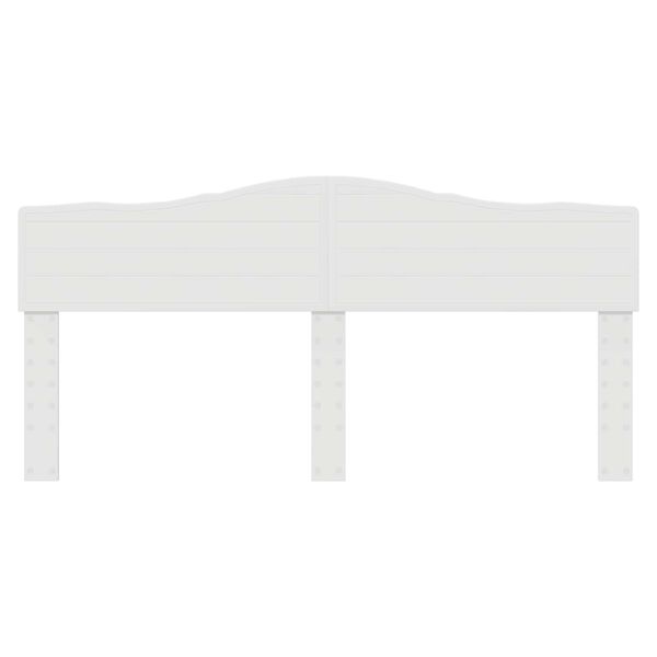 vidaXL Cabecero Brillante 200 cm Madera contrachapada